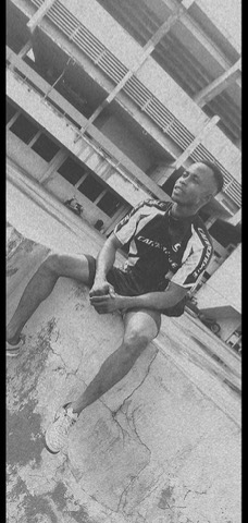 David Ekpo in stadium