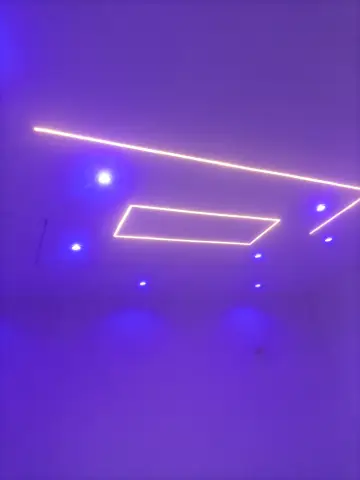 Profile and pop ceiling led light